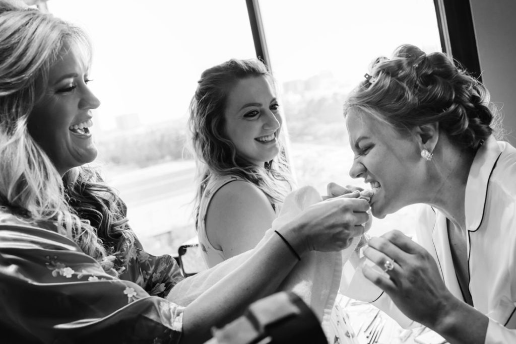 Hotel zaza bride groom getting ready