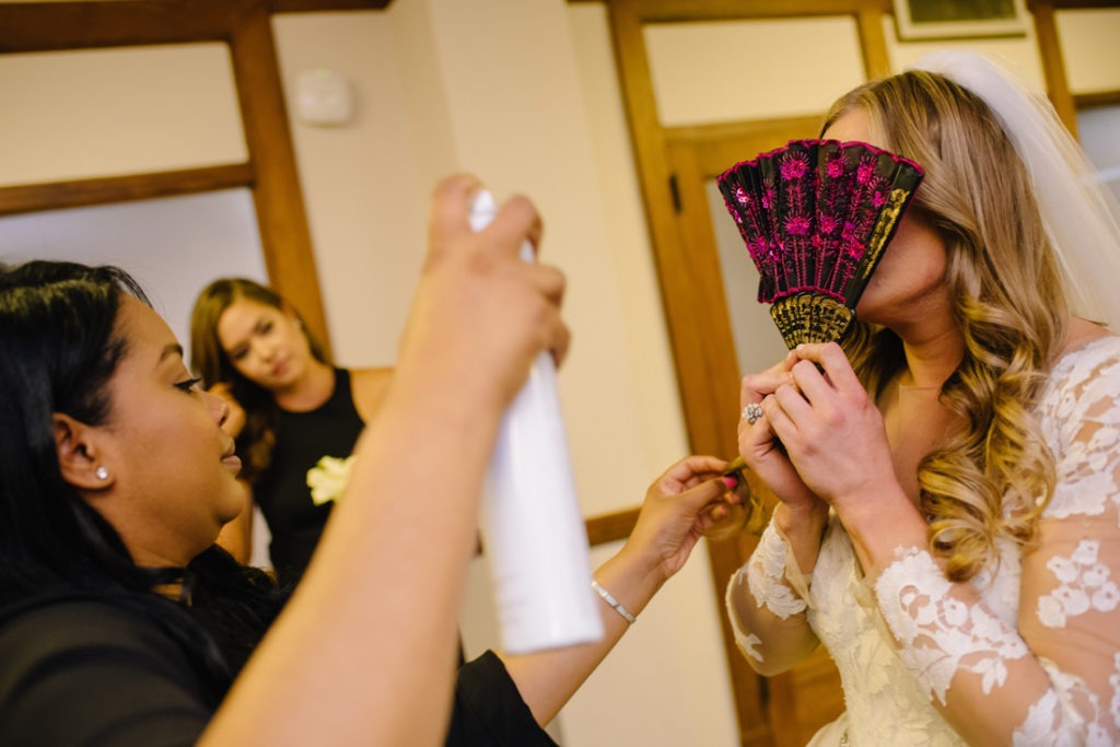 St. Paul Methodist Church bridal portrait photo