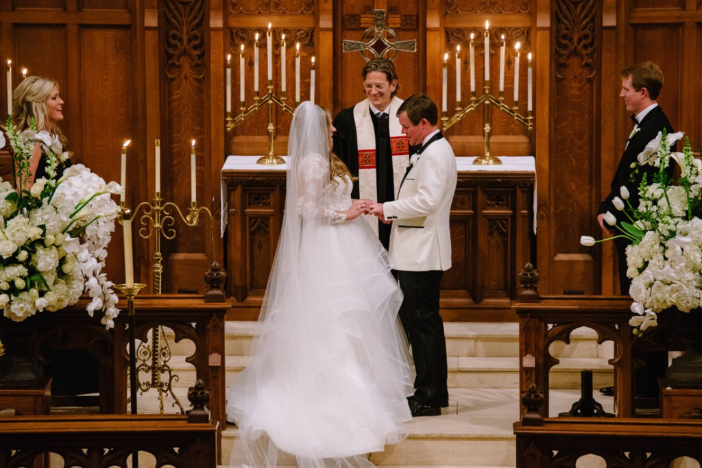 St. Paul Methodist Church wedding ceremony photo