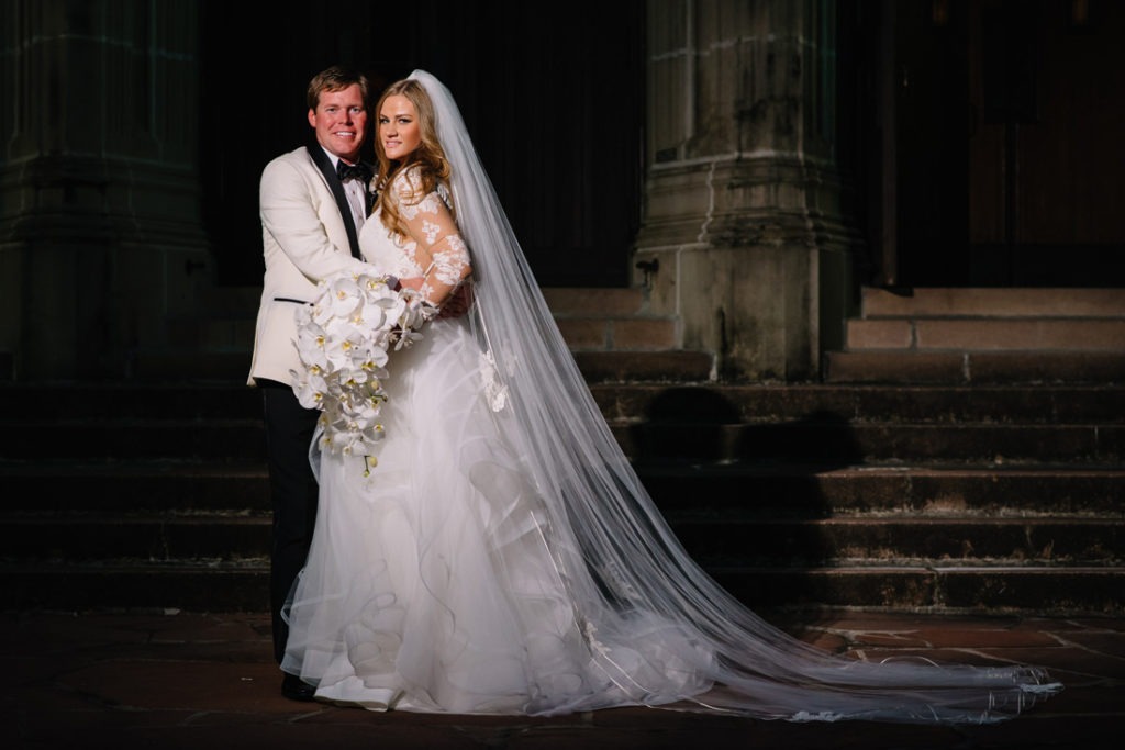 St. Paul Methodist Church wedding bridal portraitphoto