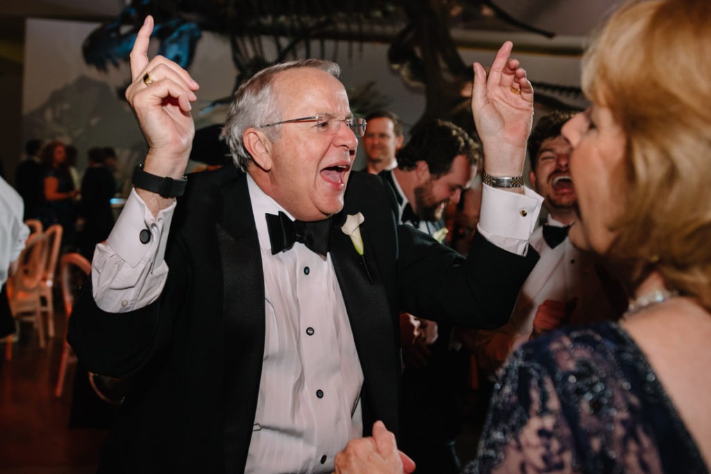 Houston Museum of Natural Science wedding reception photo