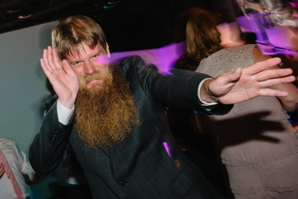 Houston Museum of Natural Science wedding reception photo