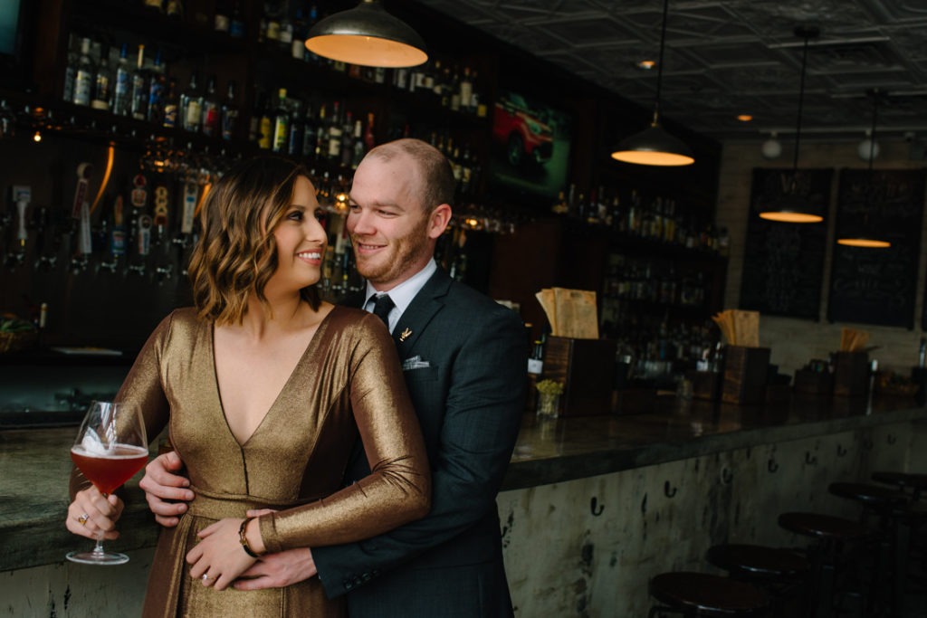 Downtown houston Engagement session