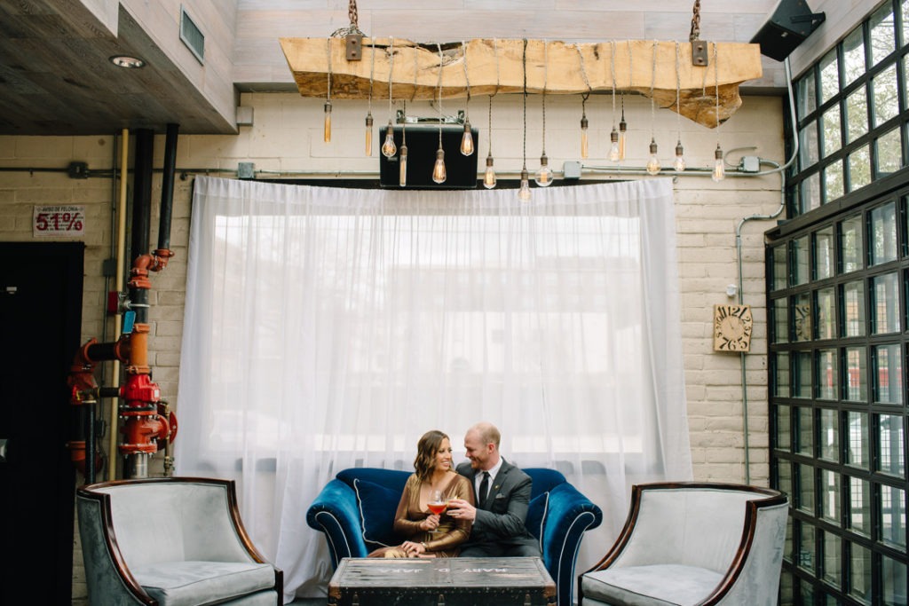 Downtown houston Engagement session