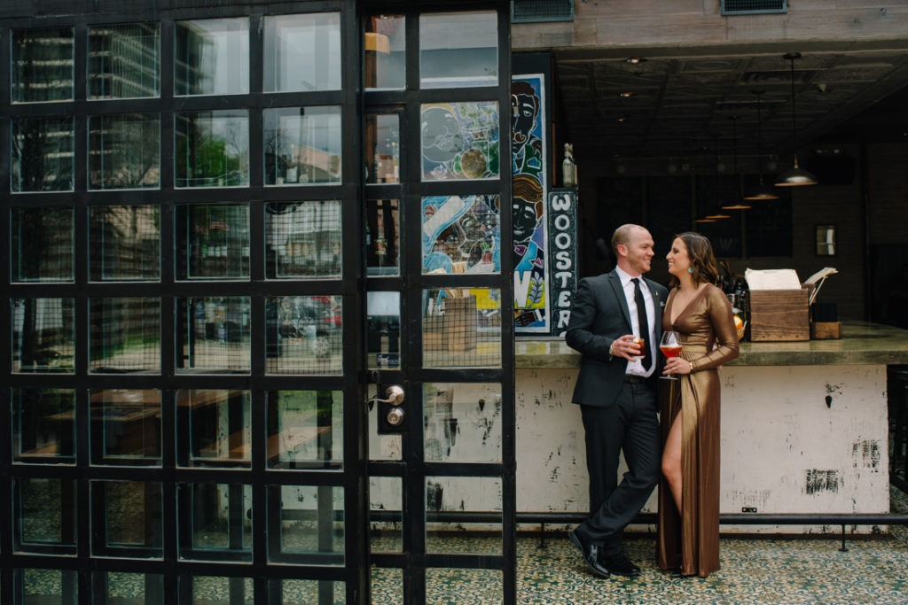 Downtown houston Engagement session