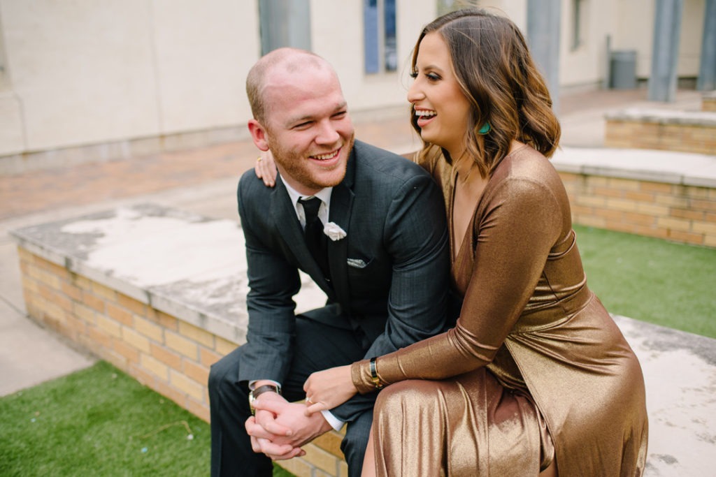 Downtown houston Engagement session