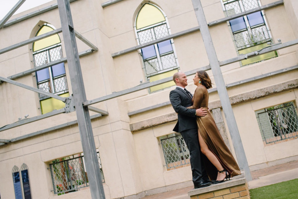 Downtown houston Engagement session