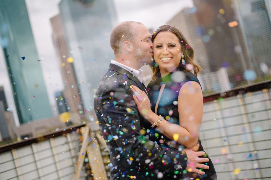 Downtown houston Engagement session