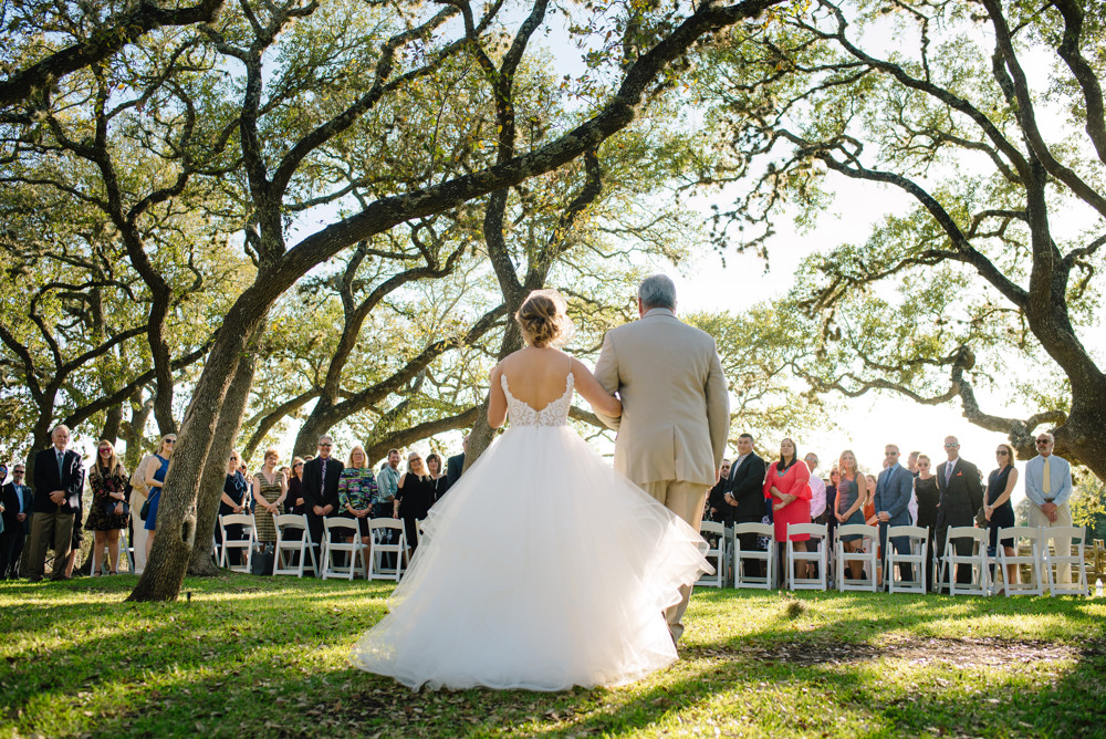 Inspiring Oaks Ranch wedding photo outdoor ceremony Wimberley Texas (78)