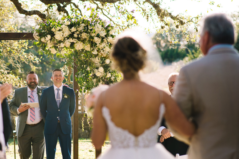 Inspiring Oaks Ranch wedding photo outdoor ceremony Wimberley Texas (76)