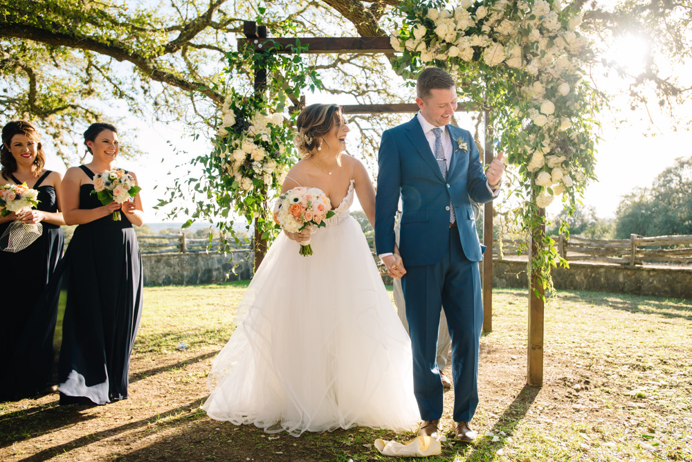 Inspiring Oaks Ranch wedding photo outdoor ceremony Wimberley Texas (60)