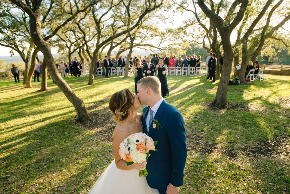 Inspiring Oaks Ranch wedding photo outdoor ceremony Wimberley Texas (57)