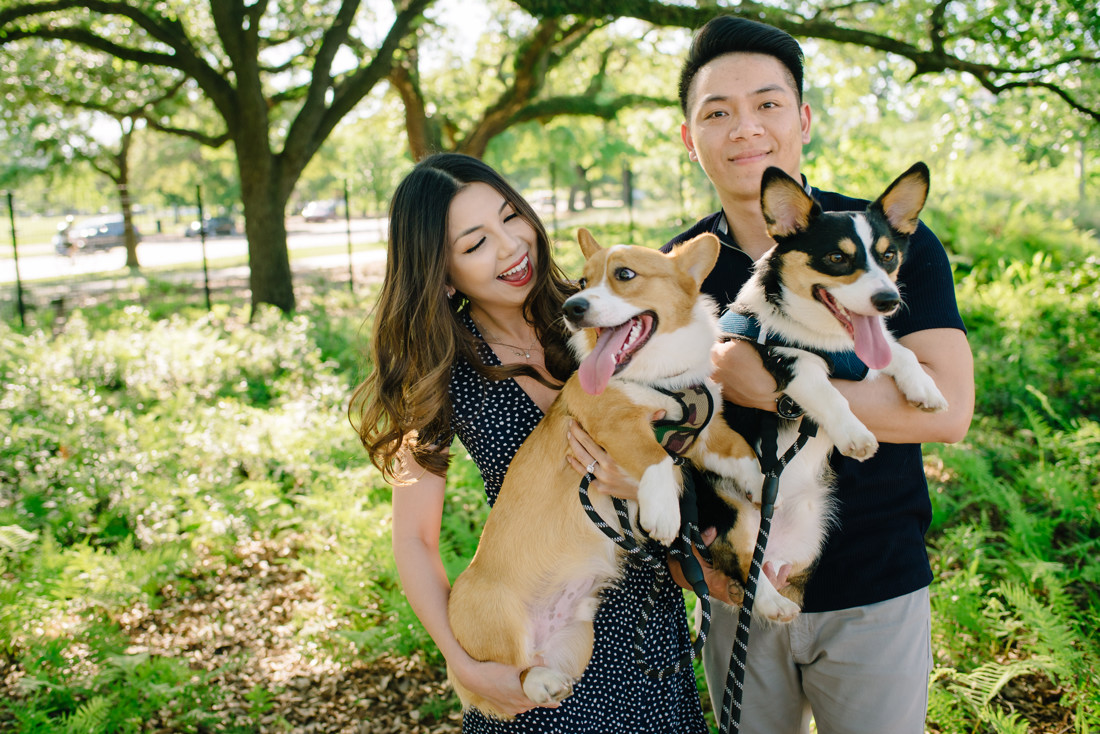 Downtown houston cafe poetes engagement photo (2)