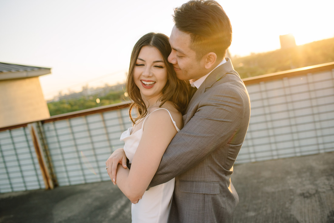 Downtown houston cafe poetes engagement photo (26)