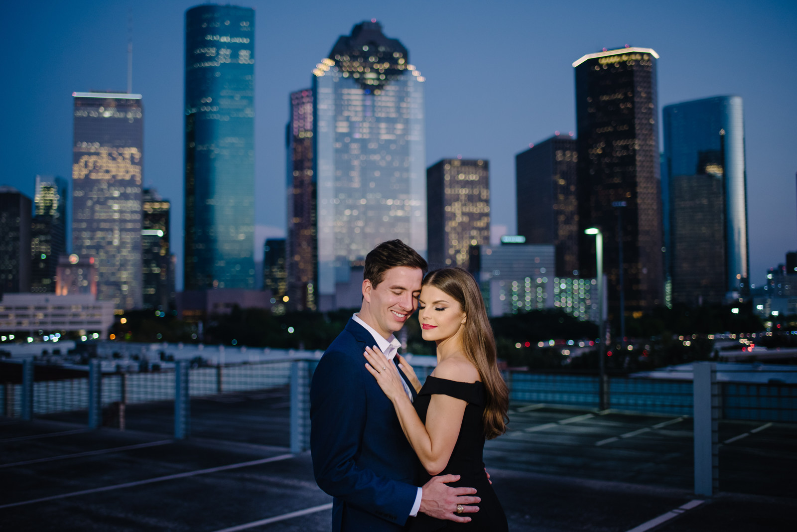 Houston Menil Downtown engagement session photos (2)