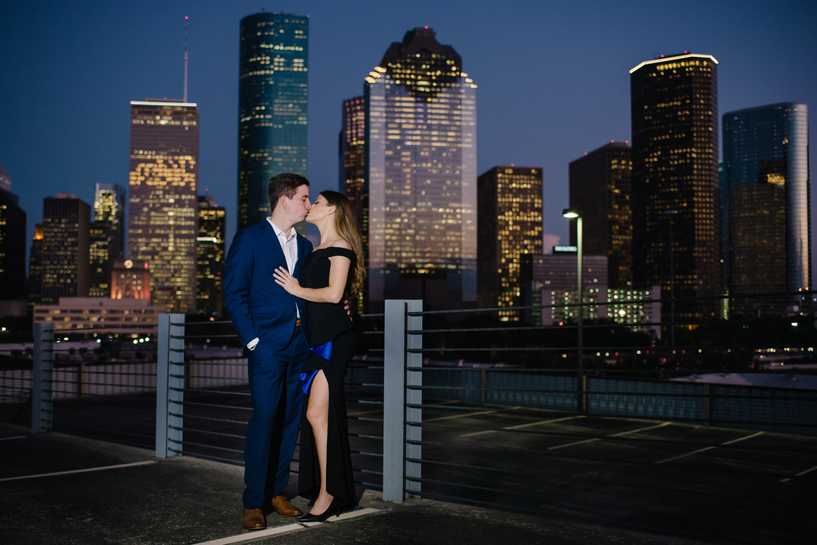 Houston Menil Downtown engagement session photos (1)