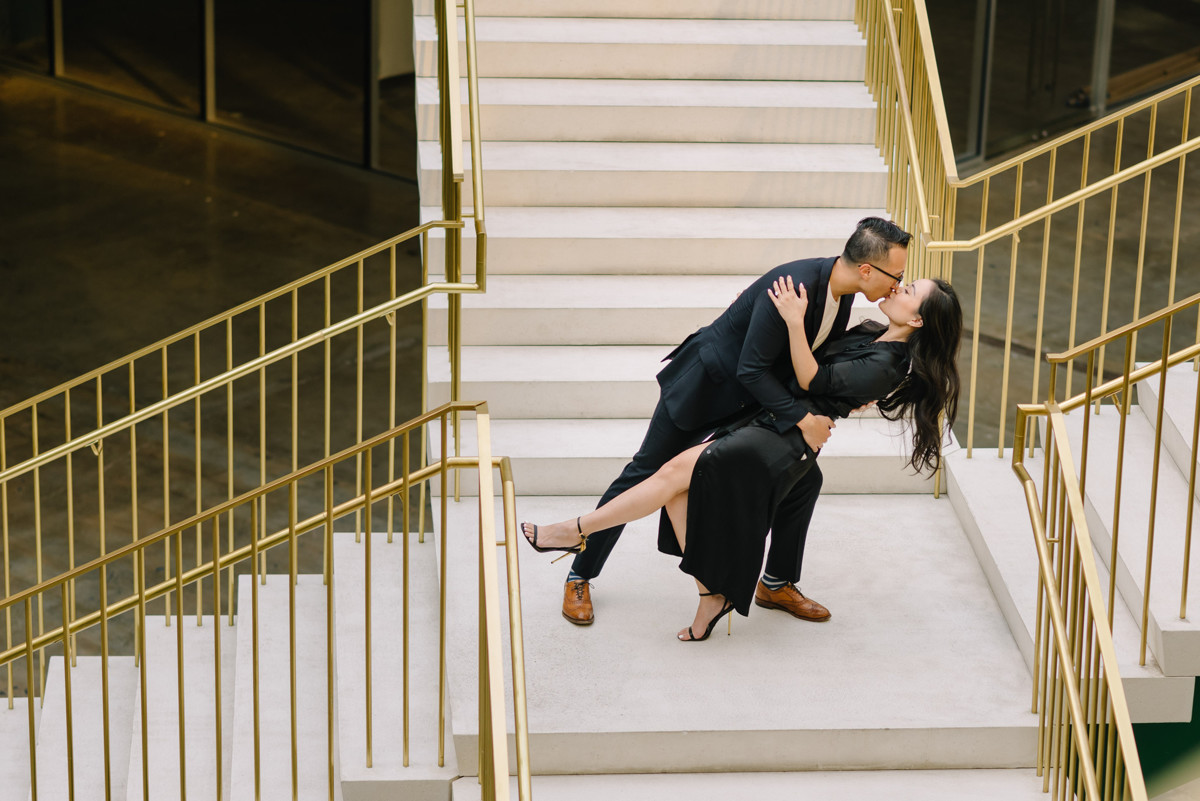 Houston Engagement session at Post Houston Downtown