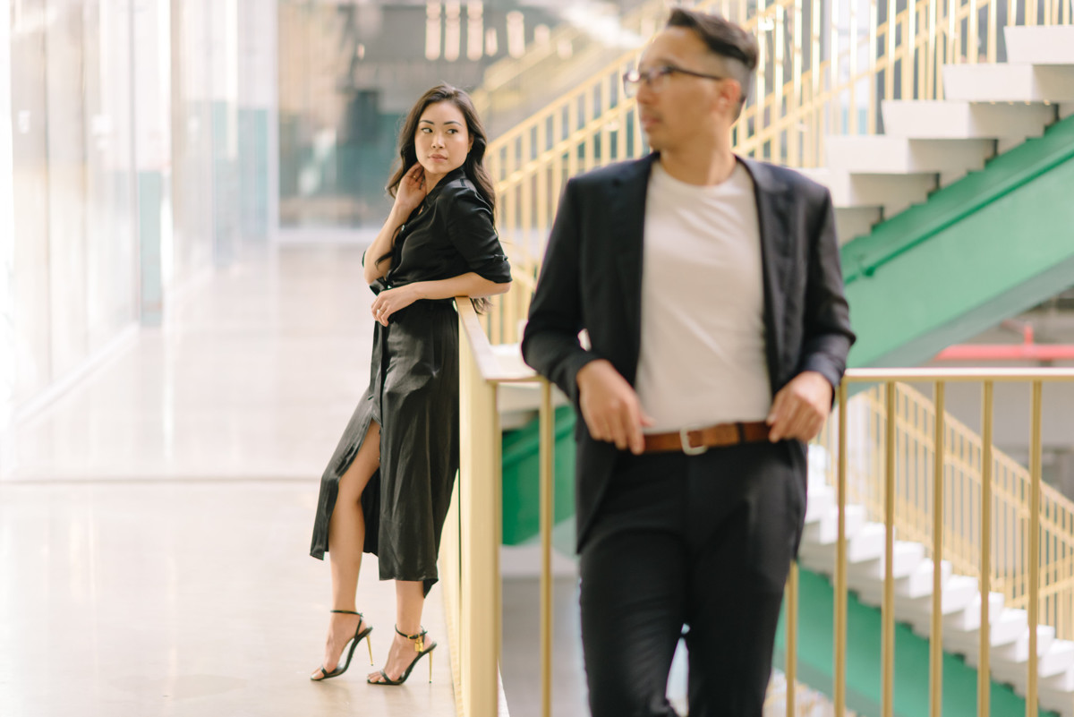 Houston Engagement session at Post Houston Downtown