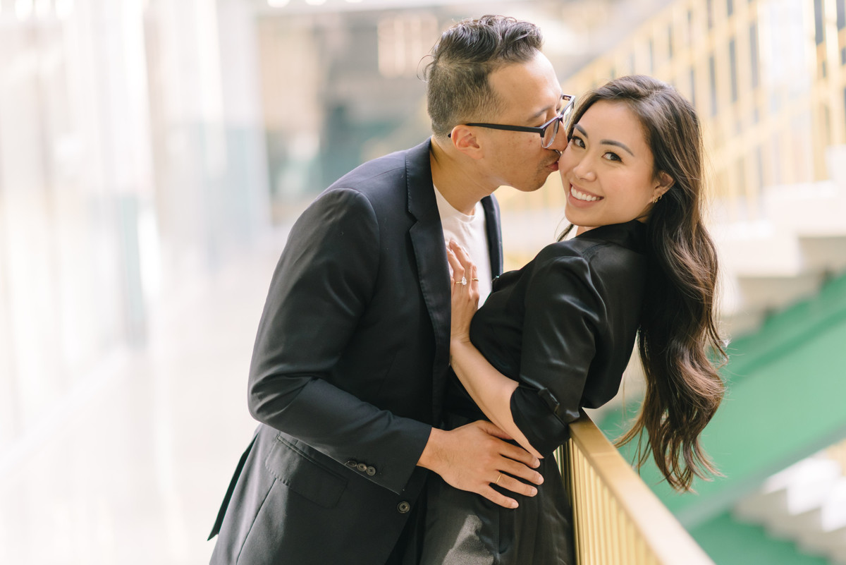 Houston Engagement session at Post Houston Downtown