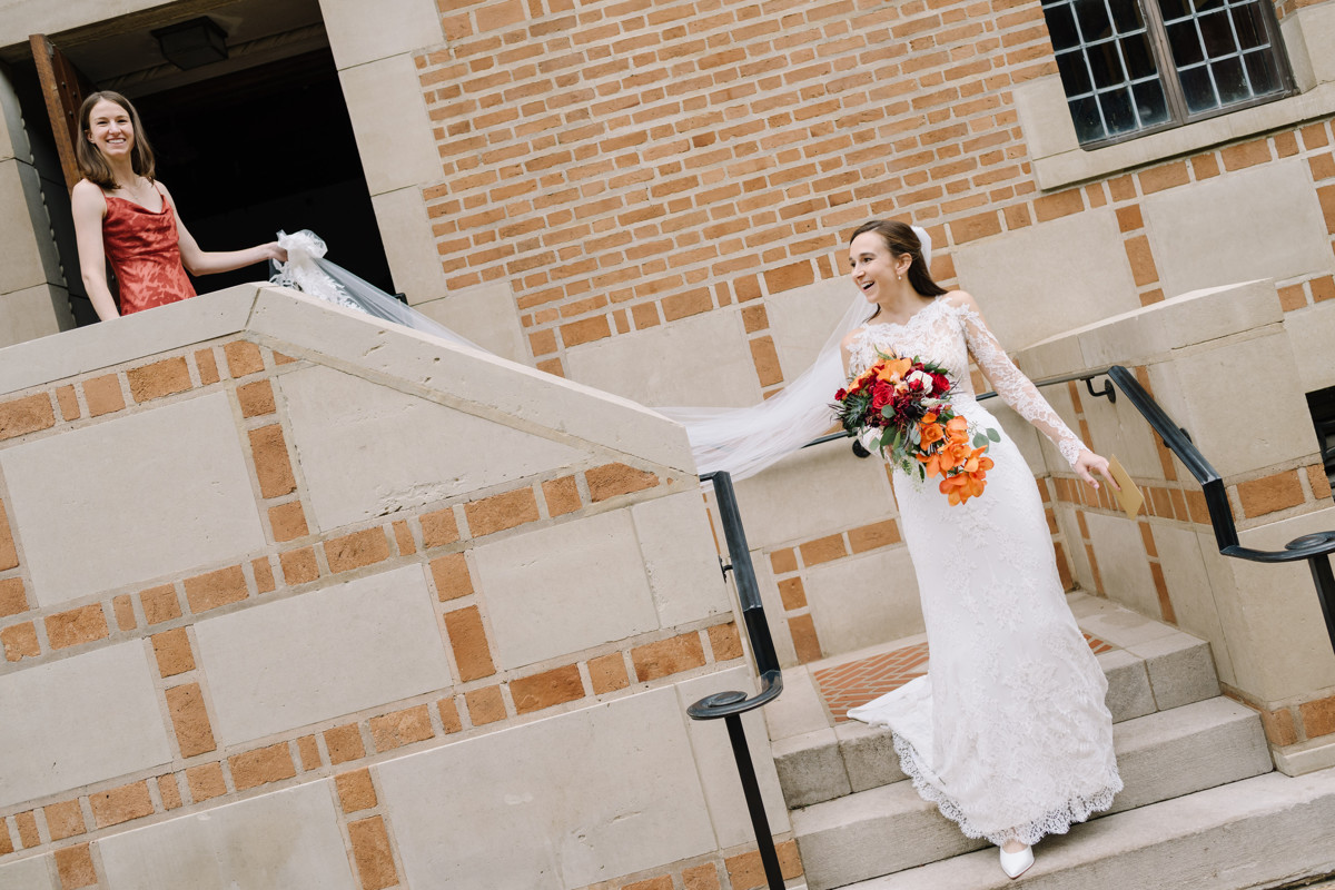 Houston wedding ceremony all saints catholic church reception rice cohen house