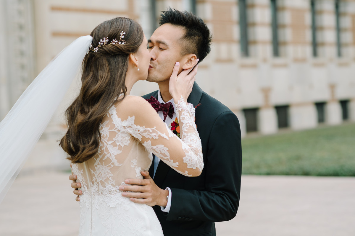 Houston wedding ceremony all saints catholic church reception rice cohen house