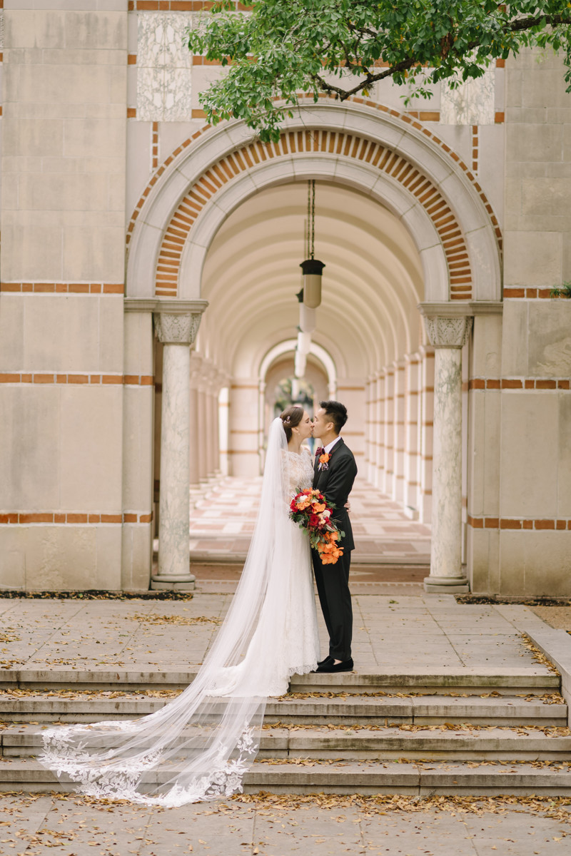 Houston wedding ceremony all saints catholic church reception rice cohen house