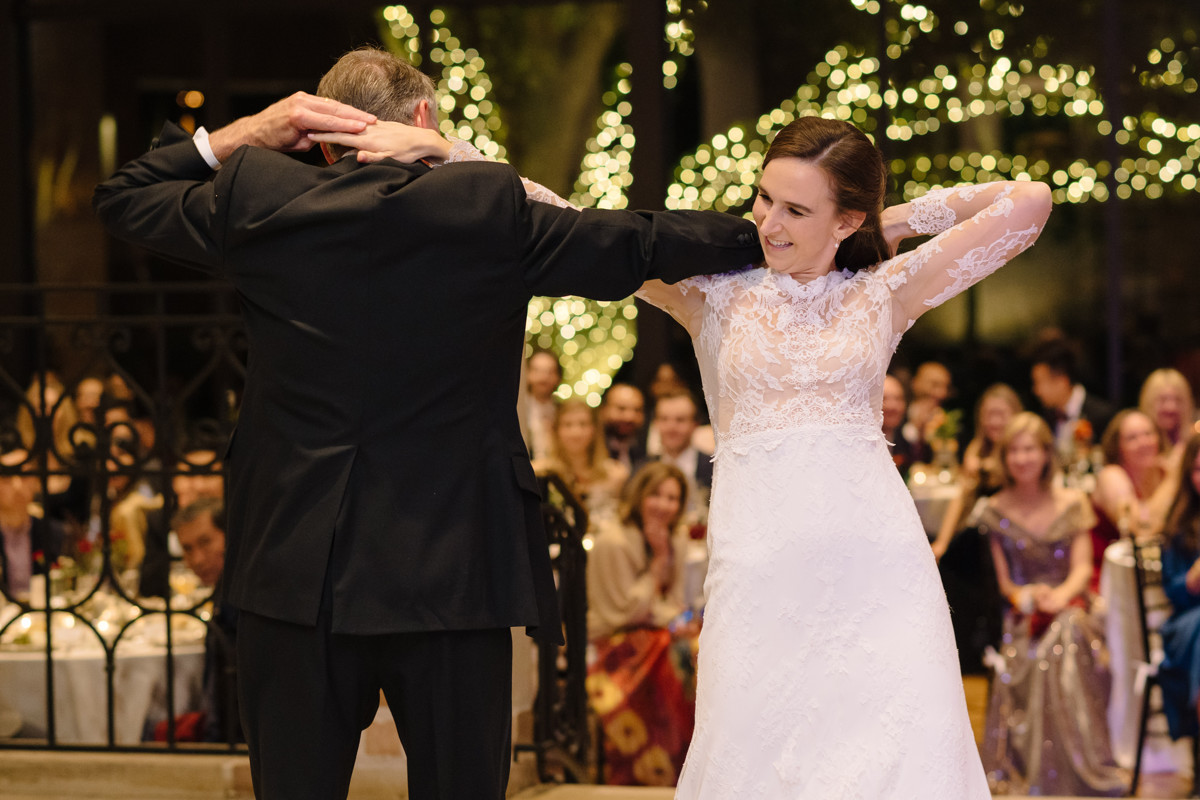 Houston wedding ceremony all saints catholic church reception rice cohen house