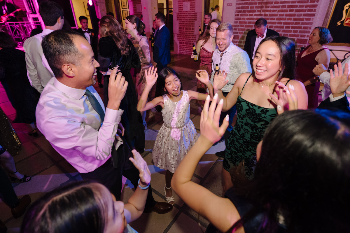 Houston wedding ceremony all saints catholic church reception rice cohen house