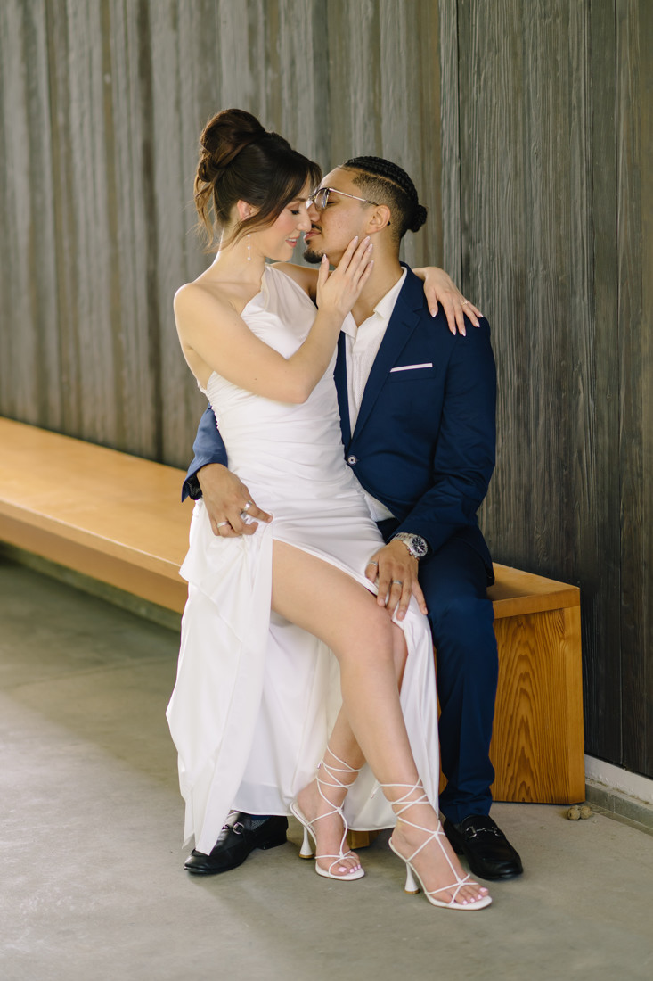 Houston engagement photographer photography session menil drawing institute museum district