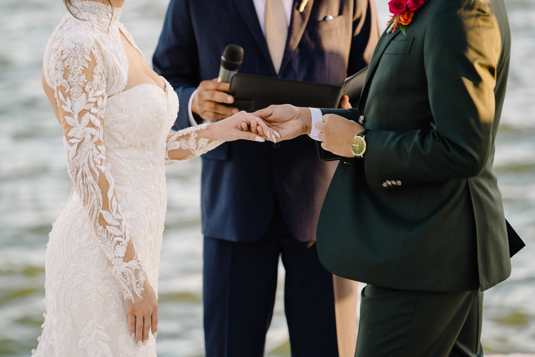 Waters edge wedding photo houston photographer wedding photography outdoor lake ceremony
