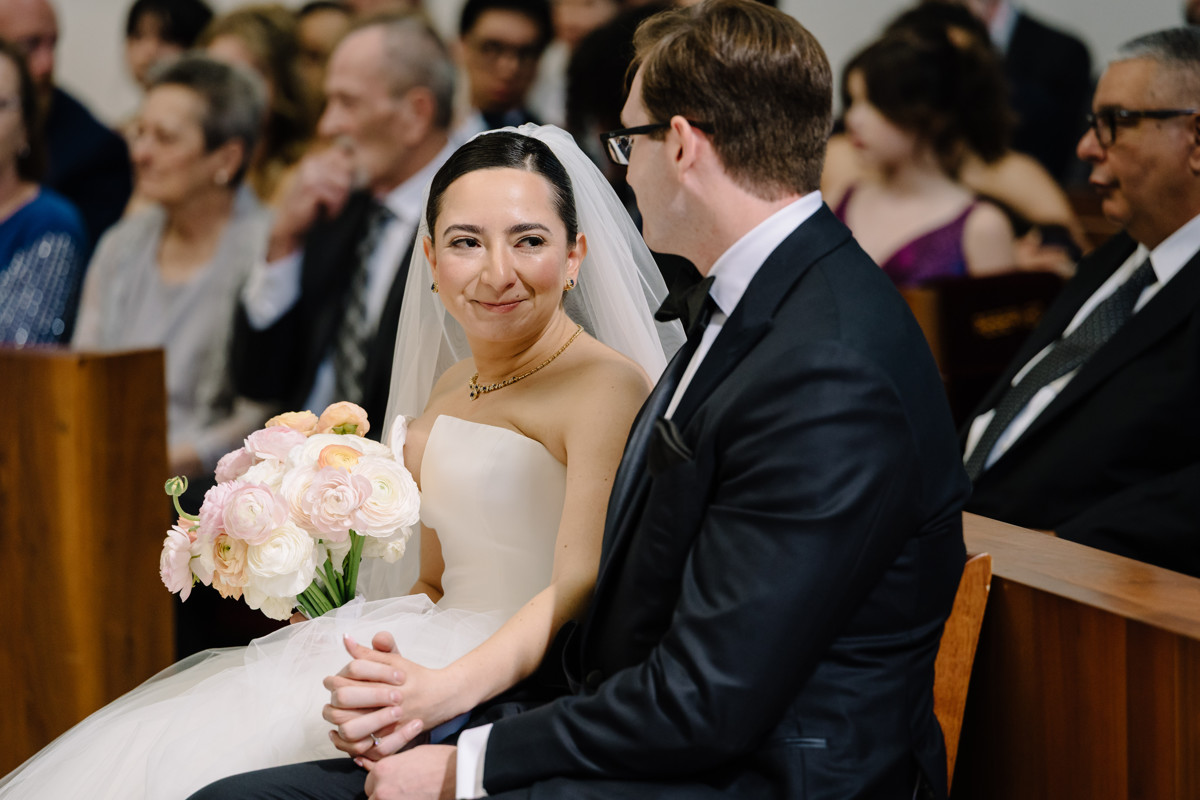 Houston wedding ceremony at st basil chapel st thomas university reception julia ideson library photographer photo