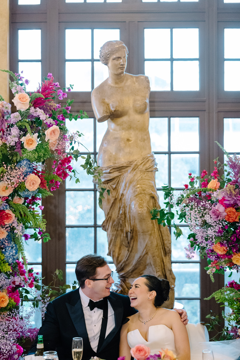 Houston wedding ceremony at st basil chapel st thomas university reception julia ideson library photographer photo