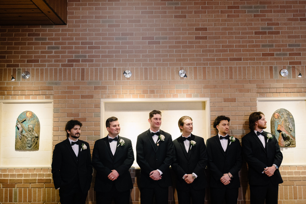 briscoe manor wedding photo st laurence catholic church ceremony houston documentary wedding photographer