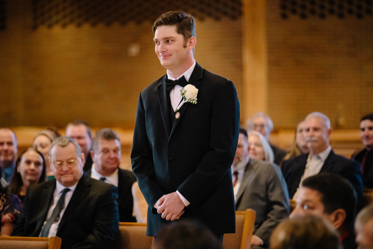briscoe manor wedding photo st laurence catholic church ceremony houston documentary wedding photographer