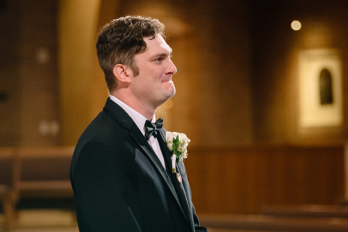 briscoe manor wedding photo st laurence catholic church ceremony houston documentary wedding photographer