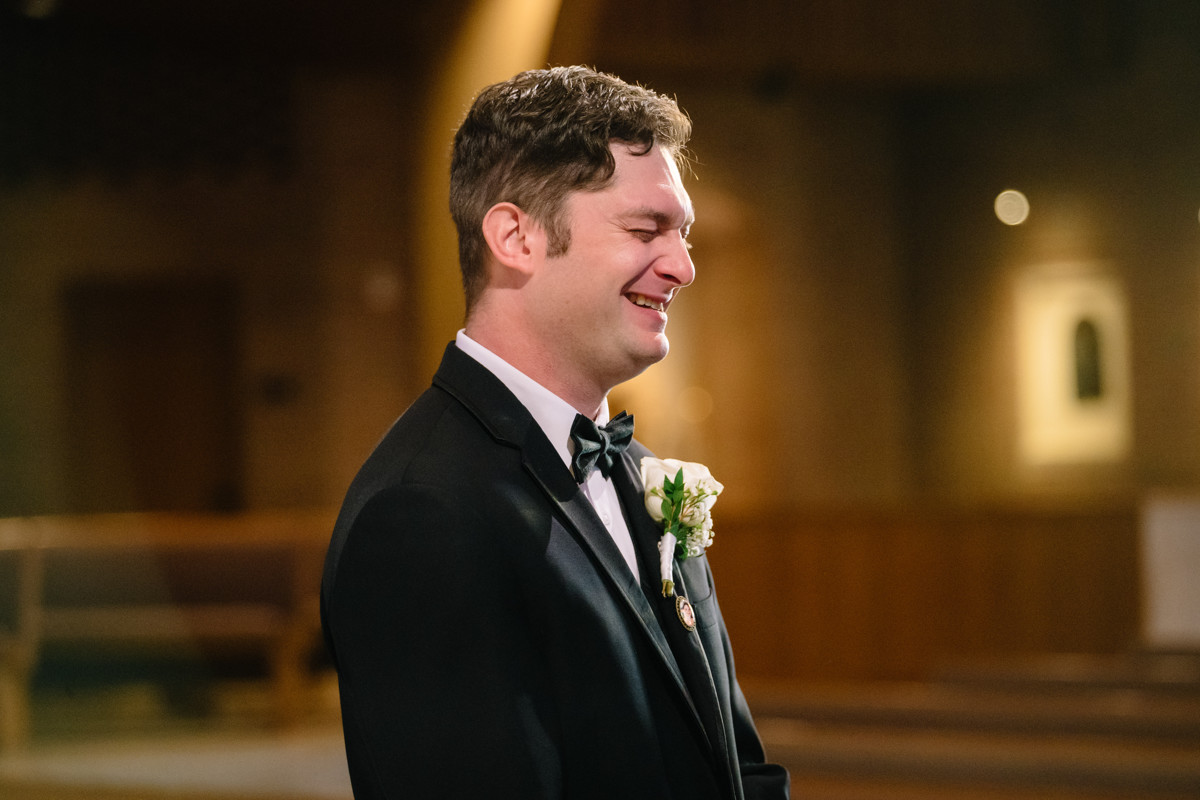 briscoe manor wedding photo st laurence catholic church ceremony houston documentary wedding photographer