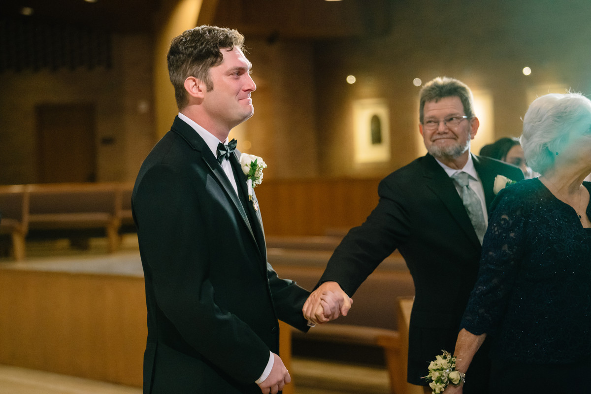 briscoe manor wedding photo st laurence catholic church ceremony houston documentary wedding photographer