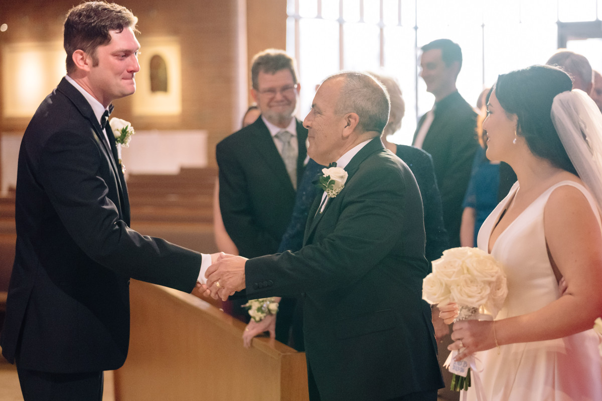 briscoe manor wedding photo st laurence catholic church ceremony houston documentary wedding photographer