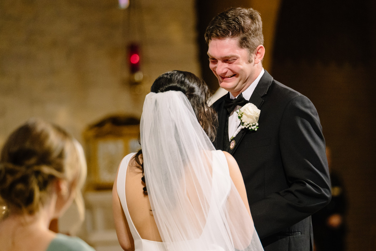 briscoe manor wedding photo st laurence catholic church ceremony houston documentary wedding photographer