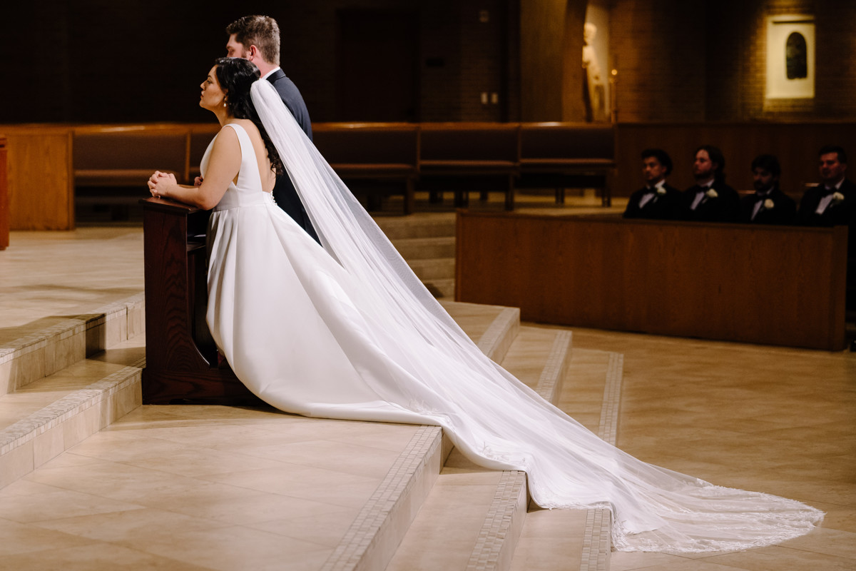 briscoe manor wedding photo st laurence catholic church ceremony houston documentary wedding photographer