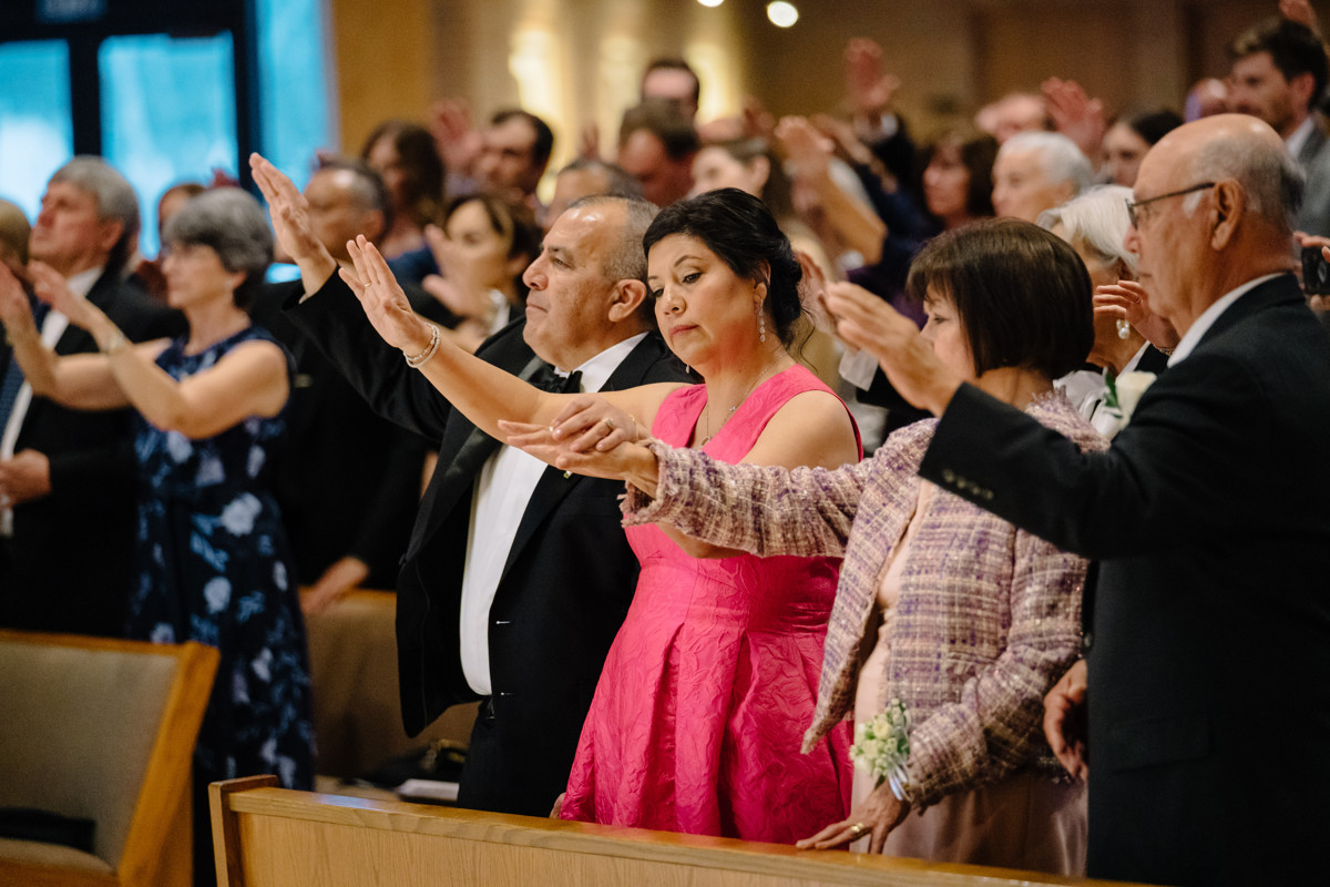 briscoe manor wedding photo st laurence catholic church ceremony houston documentary wedding photographer