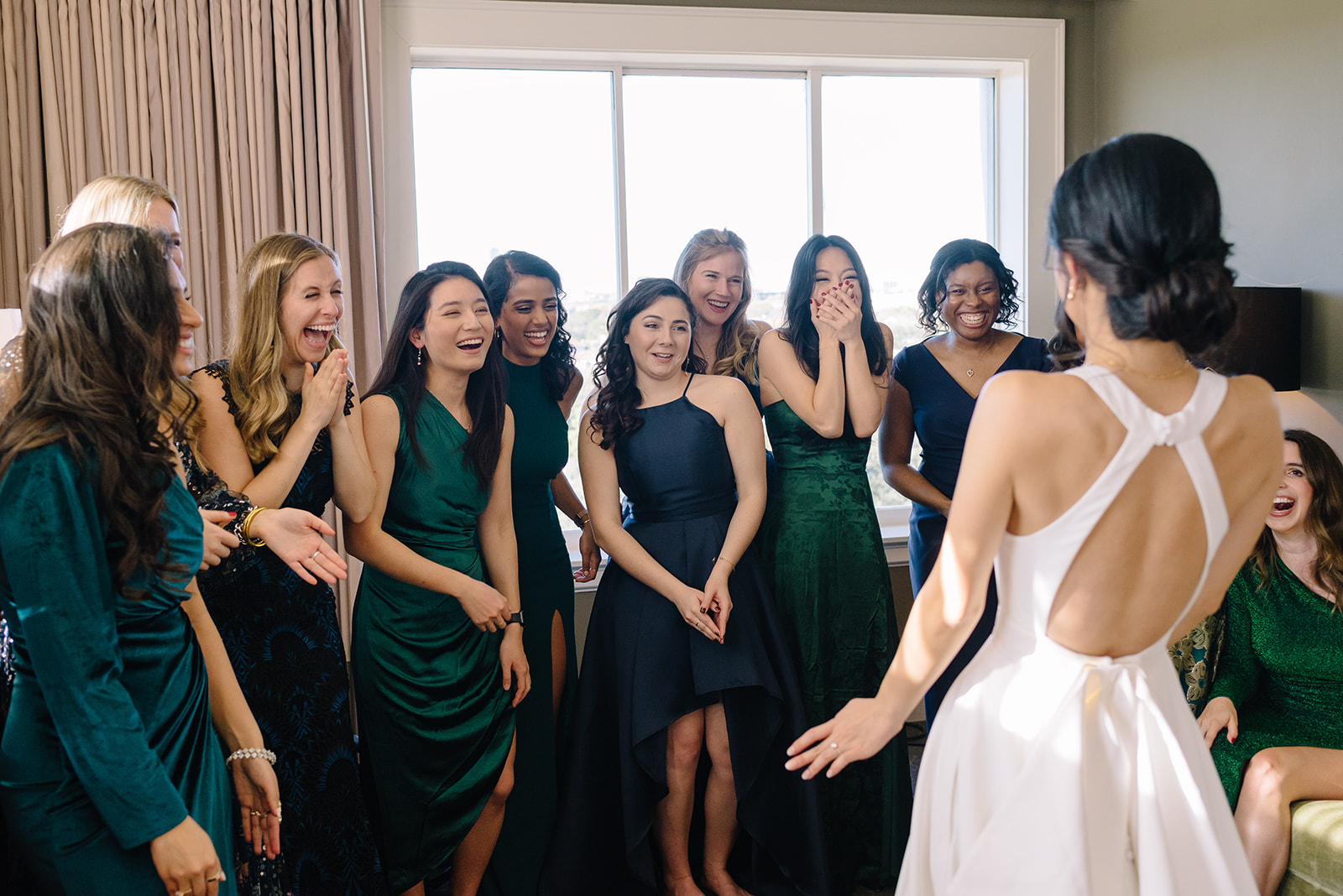 Wedding photo hotel zaza museum district ballroom reception new year eve party best houston wedding photographer