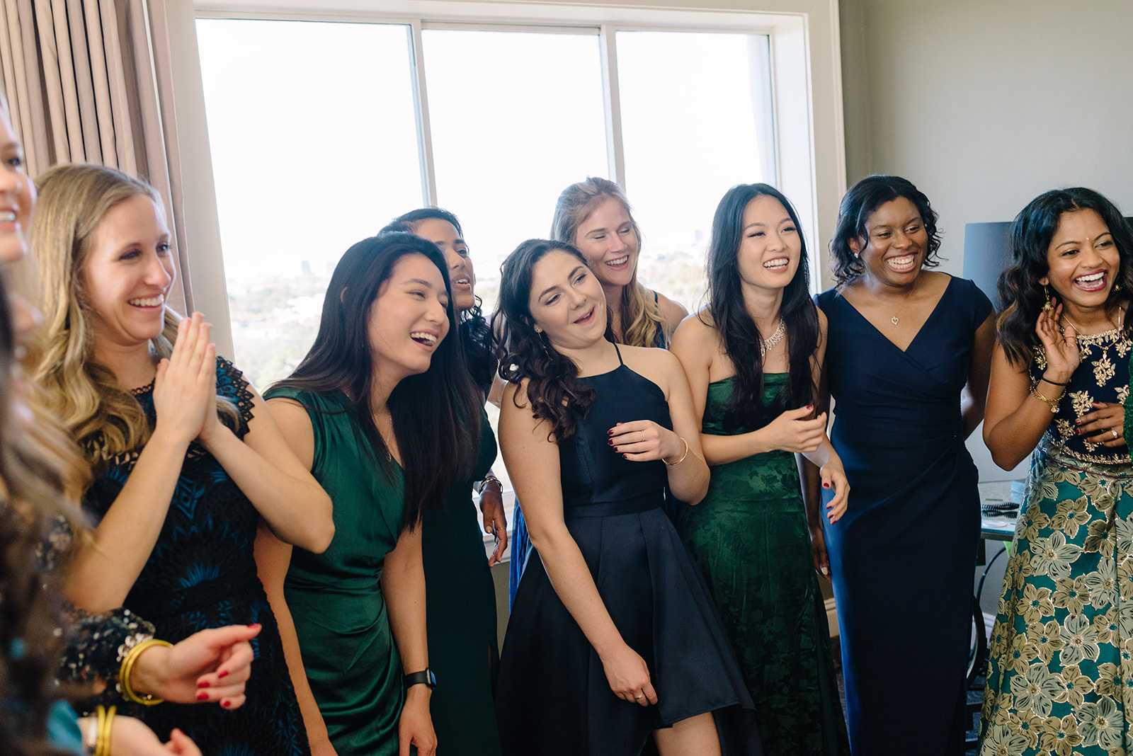Wedding photo hotel zaza museum district ballroom reception new year eve party best houston wedding photographer