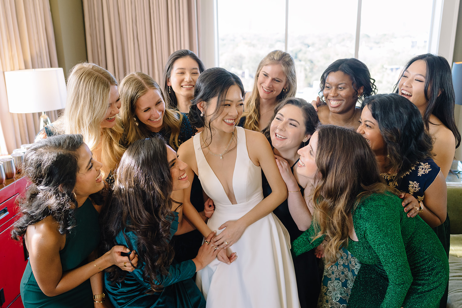 Wedding photo hotel zaza museum district ballroom reception new year eve party best houston wedding photographer