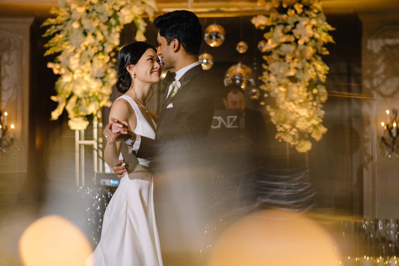Wedding photo hotel zaza museum district ballroom reception new year eve party best houston wedding photographer