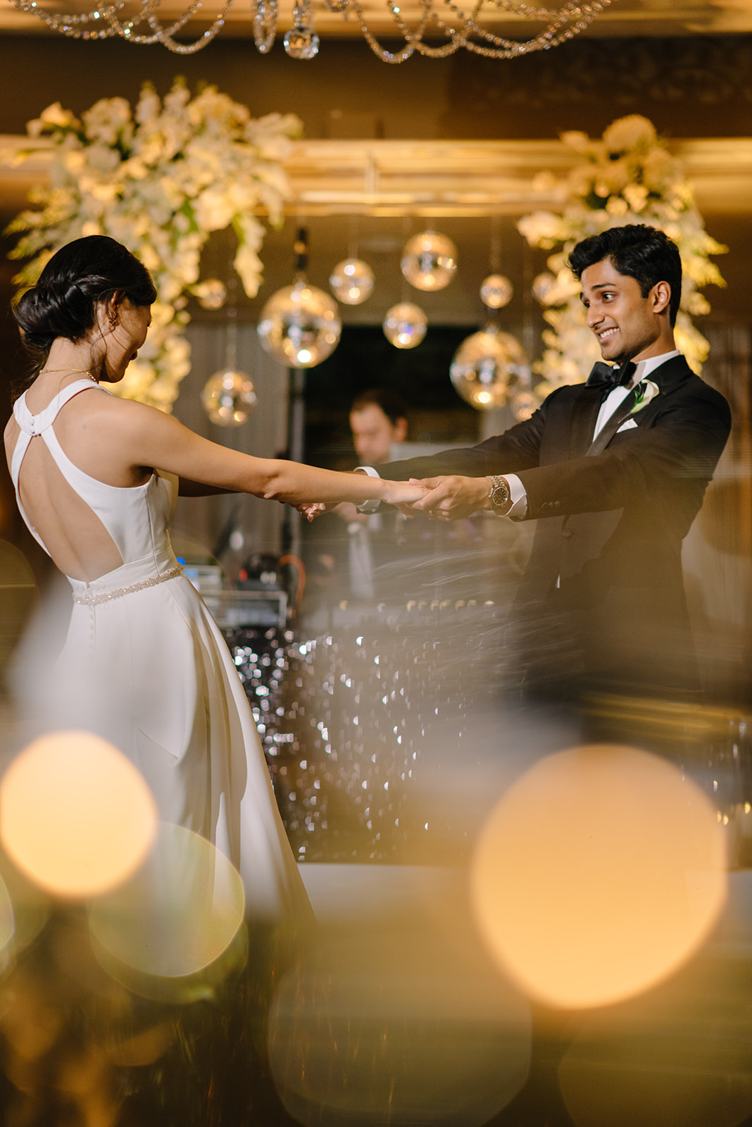Wedding photo hotel zaza museum district ballroom reception new year eve party best houston wedding photographer