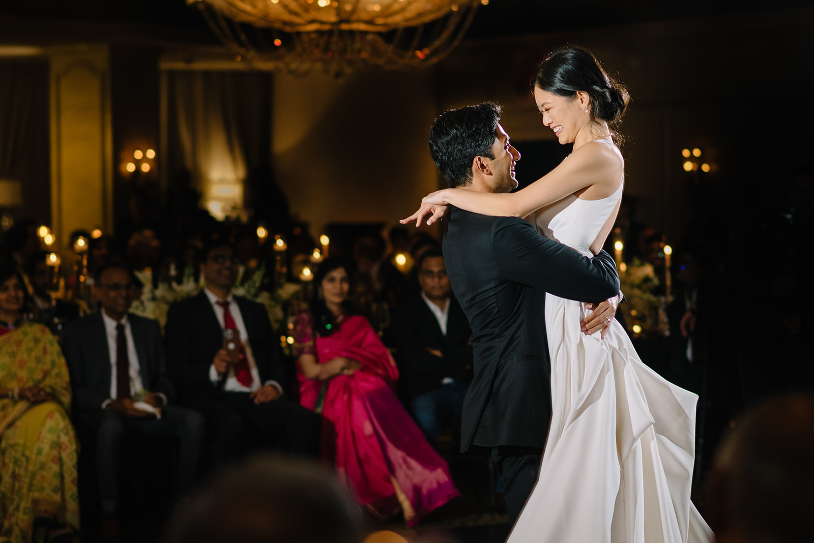 Wedding photo hotel zaza museum district ballroom reception new year eve party best houston wedding photographer