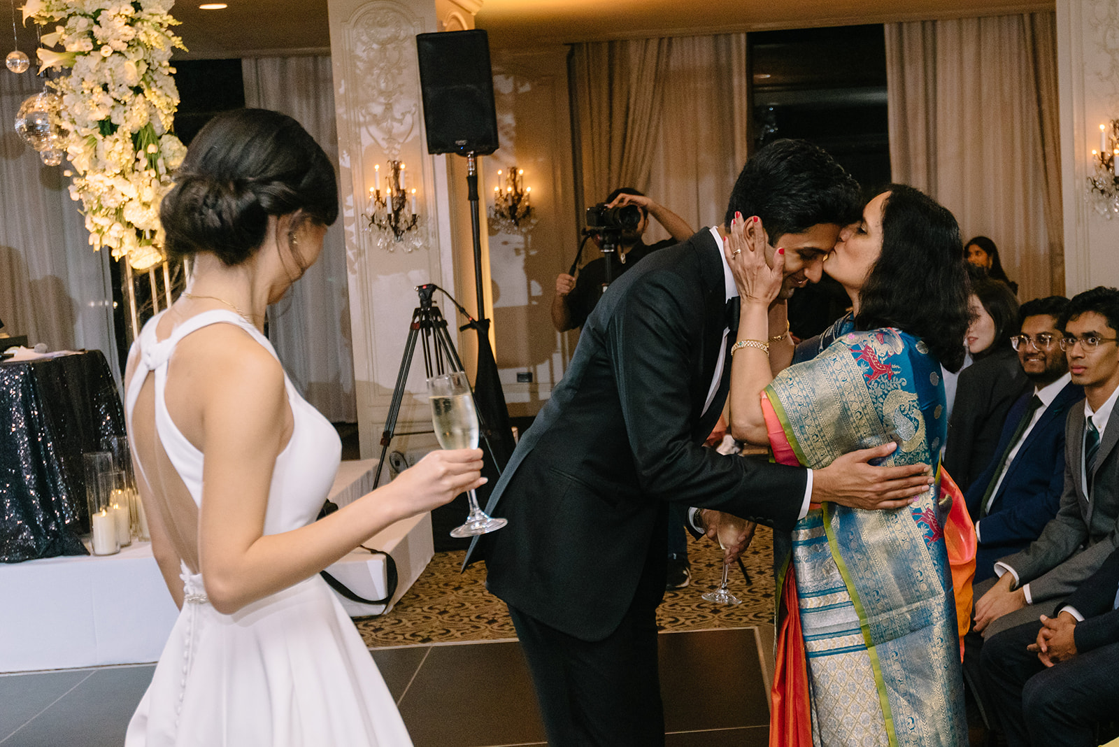Wedding photo hotel zaza museum district ballroom reception new year eve party best houston wedding photographer
