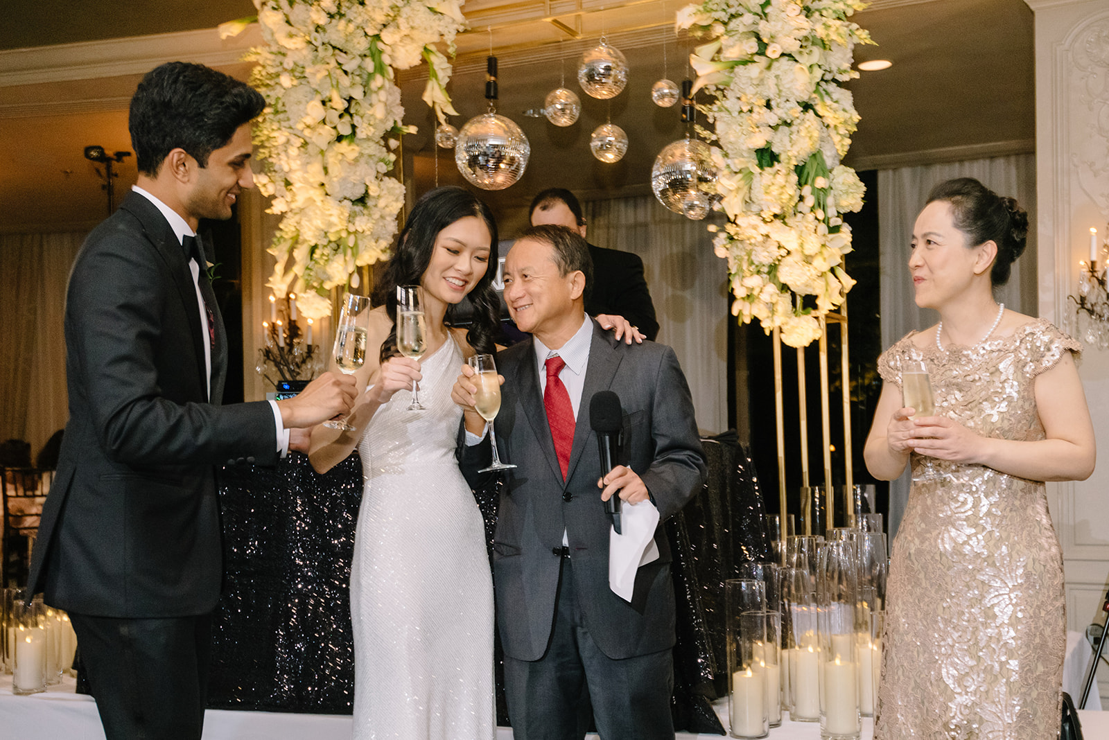 Wedding photo hotel zaza museum district ballroom reception new year eve party best houston wedding photographer