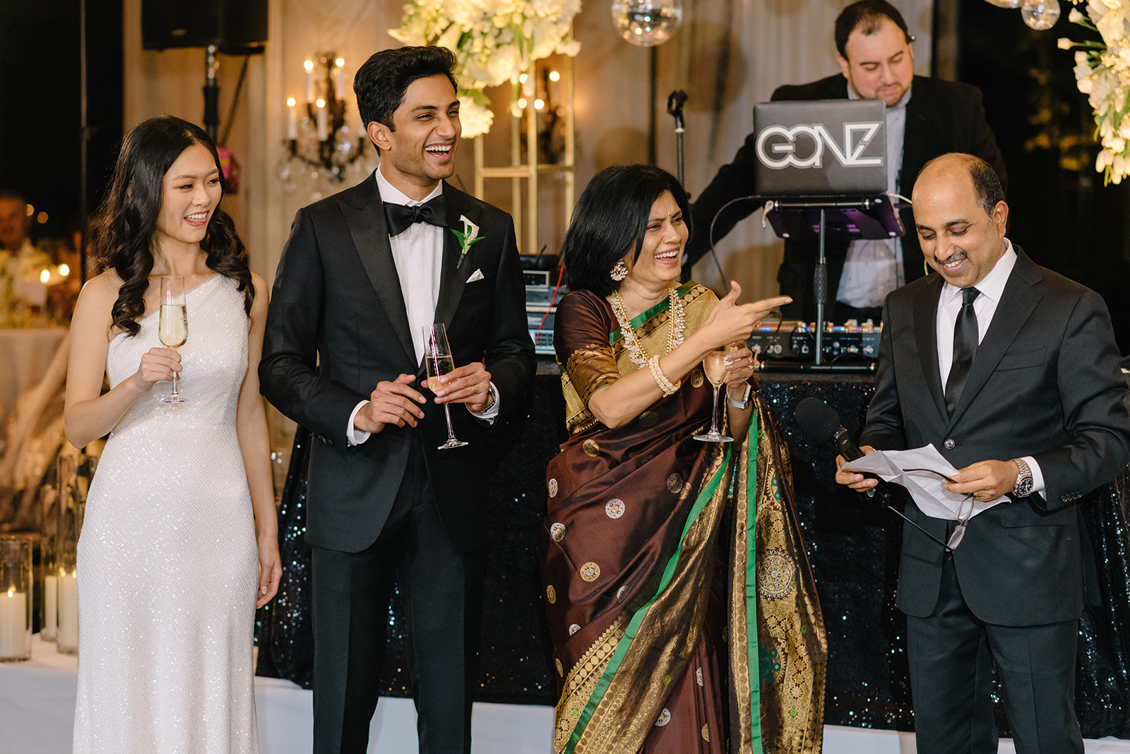 Wedding photo hotel zaza museum district ballroom reception new year eve party best houston wedding photographer